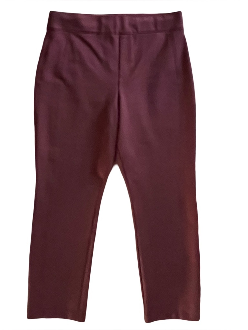 Spanx Perfect Pants Straight Leg Stretch Pull-On Women's Large